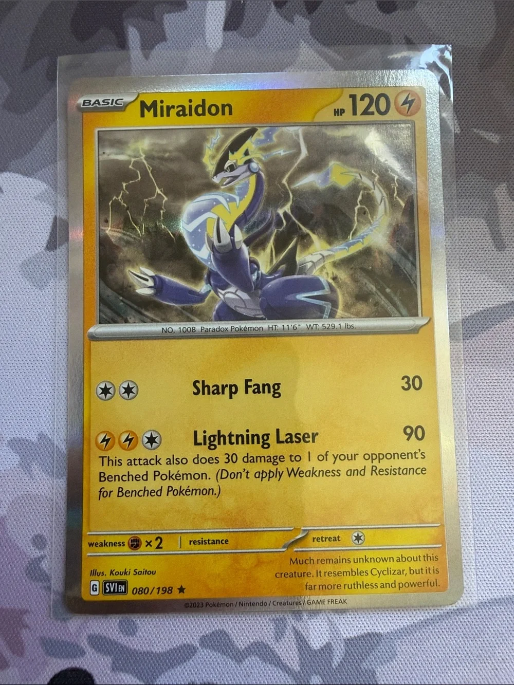 ⚡ Miraidon Pokémon Card Lot | 3 Cards | Holo & Reverse Holo TCG ✨5/$25✨